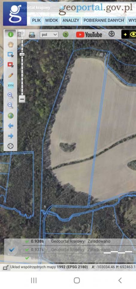 Działka rolna Tąpadła. Zdjęcie 3