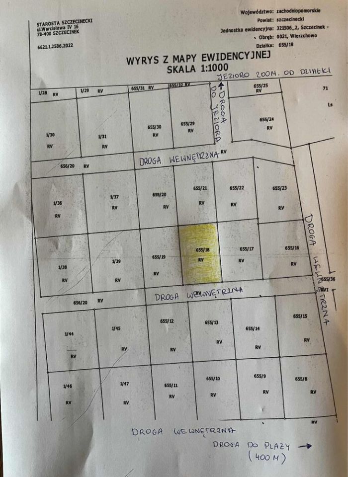 Działka budowlana Wierzchowo. Zdjęcie 7