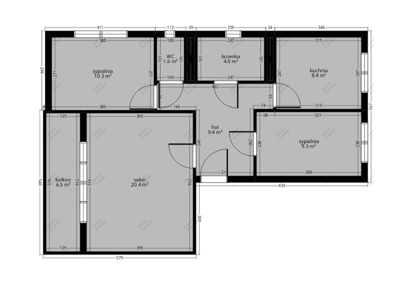 Mieszkanie 3-pokojowe Świnoujście, ul. Bohaterów Września. Zdjęcie 1