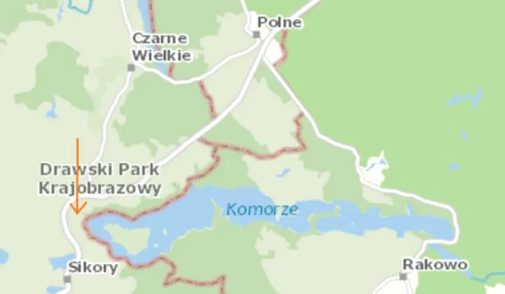 Działka rekreacyjna Sikory