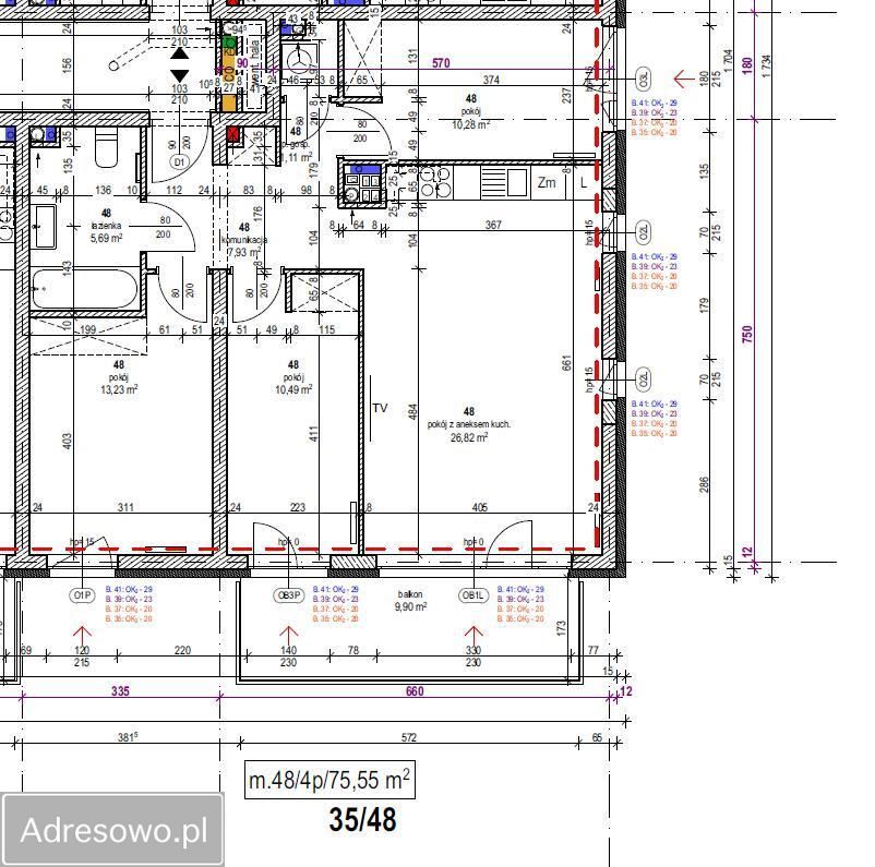 Mieszkanie 4-pokojowe Zielona Góra Centrum, ul. Zdrojowa. Zdjęcie 14