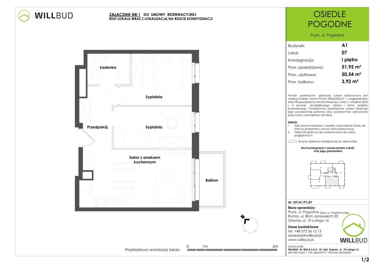 Mieszkanie 3-pokojowe Puck, ul. Pogodna. Zdjęcie 9