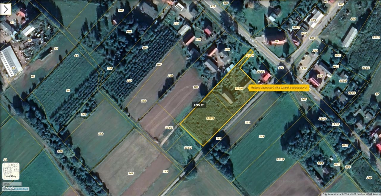 Działka rolno-budowlana Marwałd. Zdjęcie 2