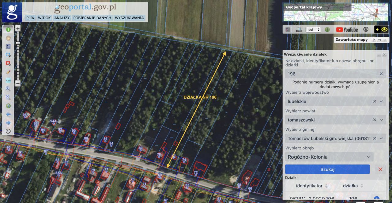 Działka rolno-budowlana Rogóźno-Kolonia