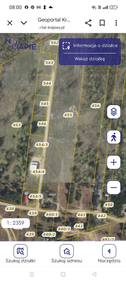 Działka rolno-budowlana Leśniakowizna, ul. Poligonowa