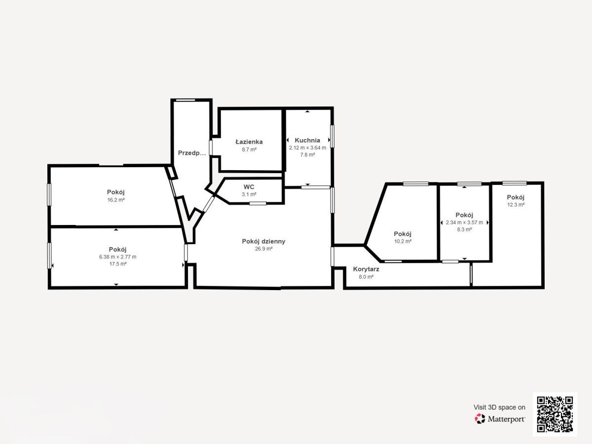 Mieszkanie 6-pokojowe Łódź Śródmieście, al. marsz. Józefa Piłsudskiego. Zdjęcie 12