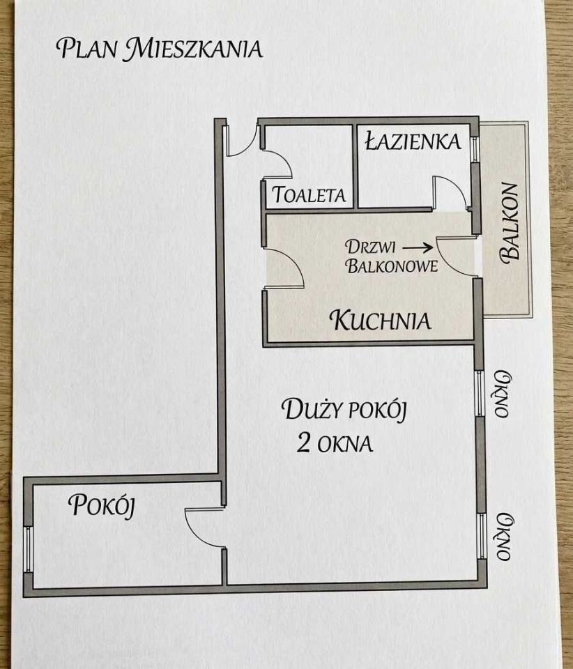 Mieszkanie 2-pokojowe Opole Śródmieście, ul. 1 Maja. Zdjęcie 4