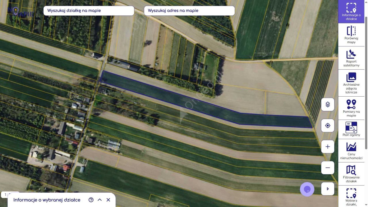 Działka rolno-budowlana Nowy Ludwików. Zdjęcie 1