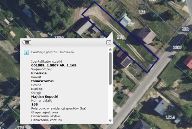 Działka rolno-budowlana Majdan Sopocki Drugi. Zdjęcie 2