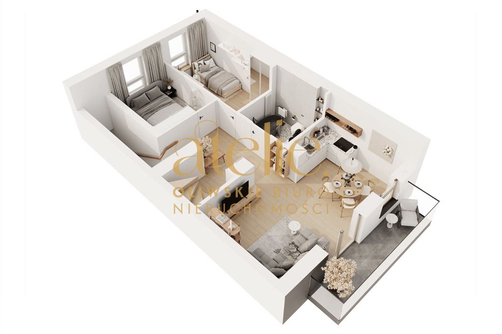 Mieszkanie 3-pokojowe Bąkowo, ul. Kasztanowa. Zdjęcie 4