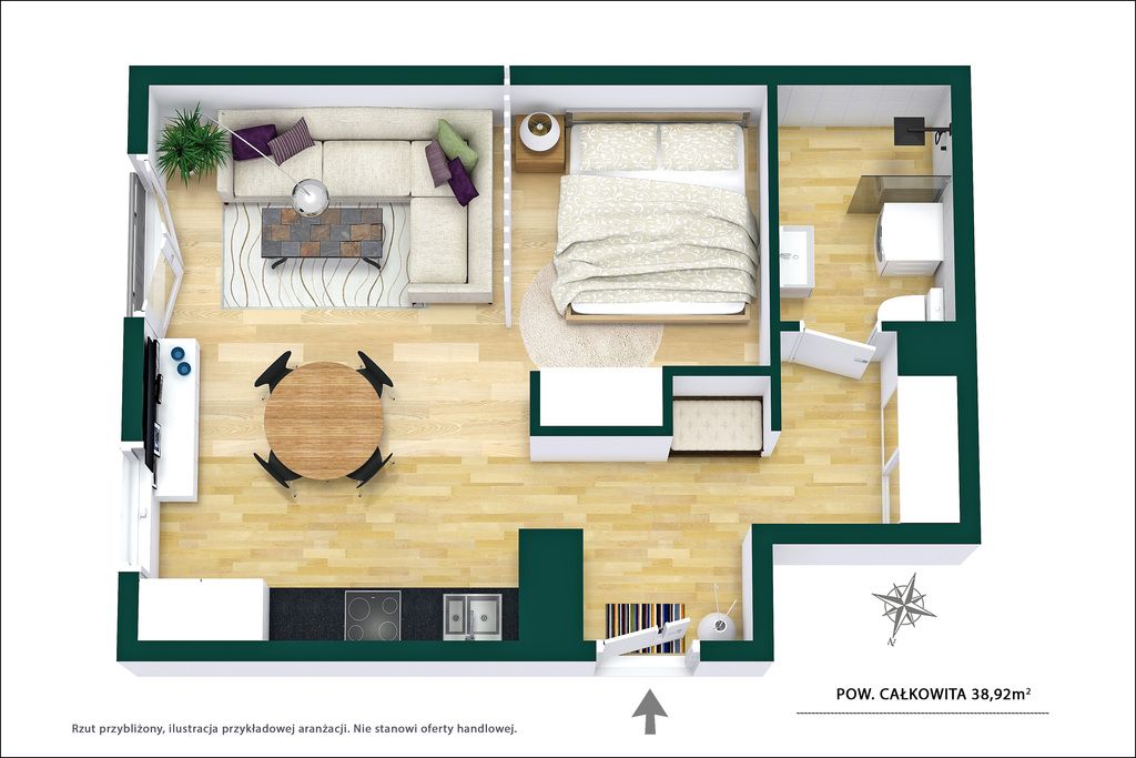 Mieszkanie 1-pokojowe Warszawa Bemowo, ul. Lazurowa. Zdjęcie 7