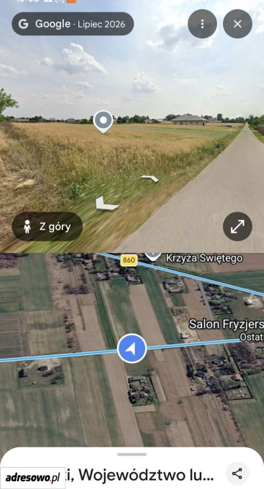 Działka rolno-budowlana Sadurki. Zdjęcie 2