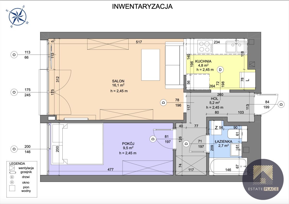 Mieszkanie 2-pokojowe Warszawa Śródmieście, al. Jana Pawła II. Zdjęcie 13