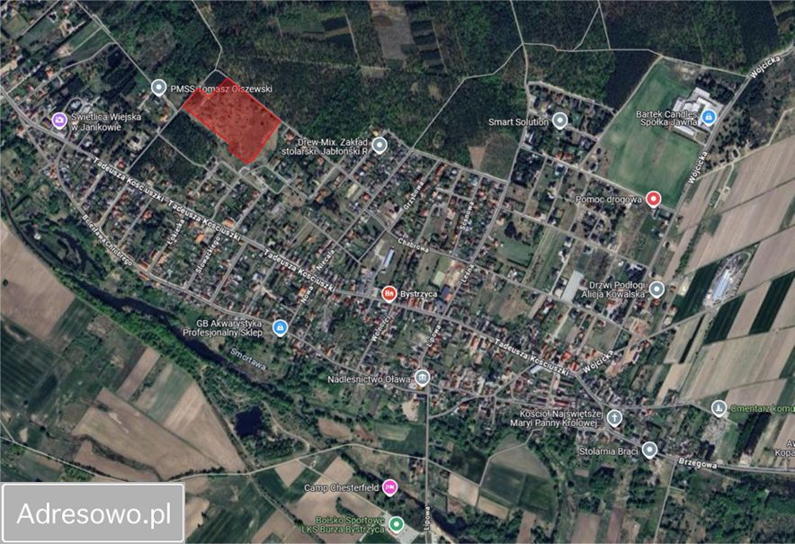 Działka budowlana Bystrzyca. Zdjęcie 3