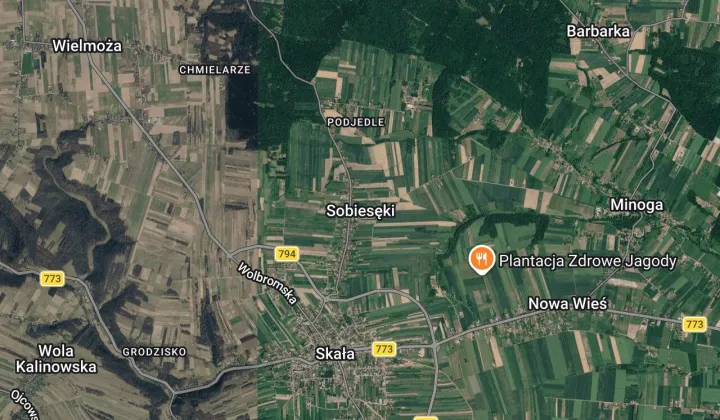 Działka inwestycyjna Sobiesęki
