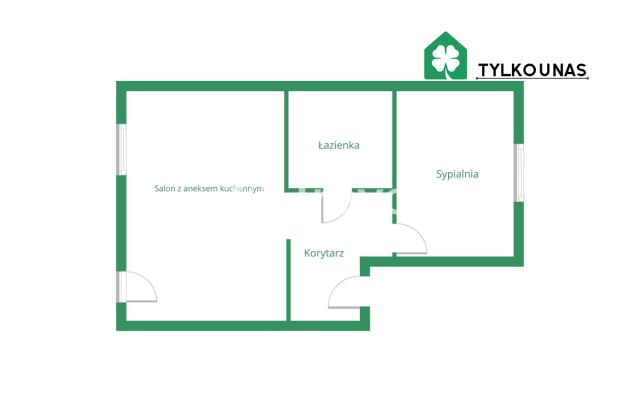 Mieszkanie 2-pokojowe Gdańsk Ujeścisko, ul. Świętokrzyska. Zdjęcie 1