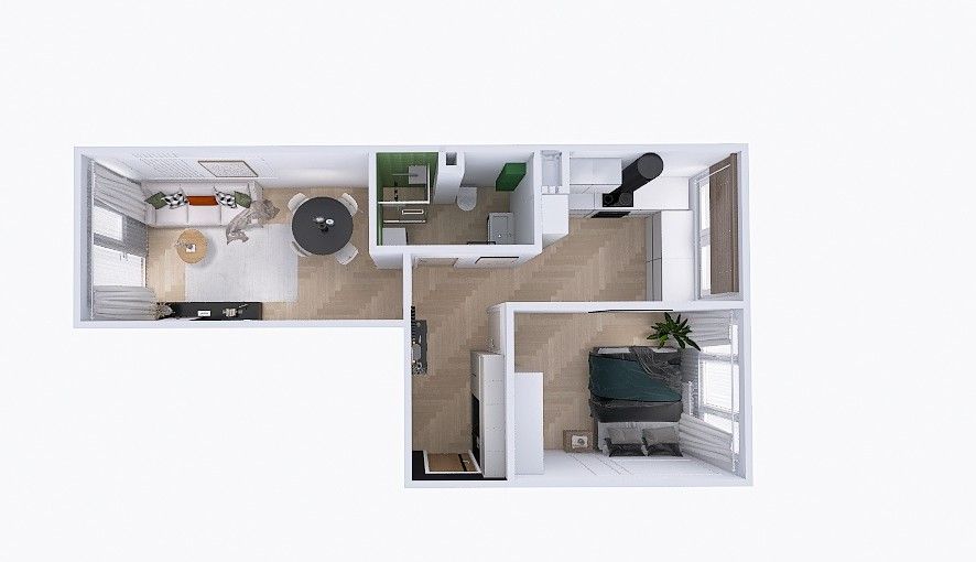 Mieszkanie 2-pokojowe Wrocław Popowice, ul. Popowicka. Zdjęcie 15