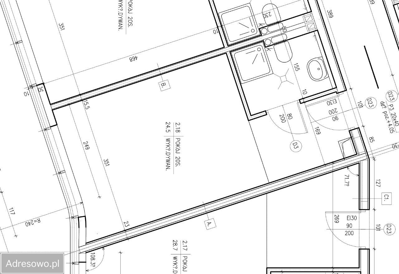 Mieszkanie 1-pokojowe Kraków Dębniki, ul. Kobierzyńska. Zdjęcie 15