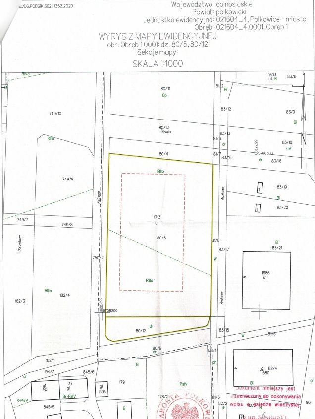Działka inwestycyjna Polkowice, ul. Żarska. Zdjęcie 2