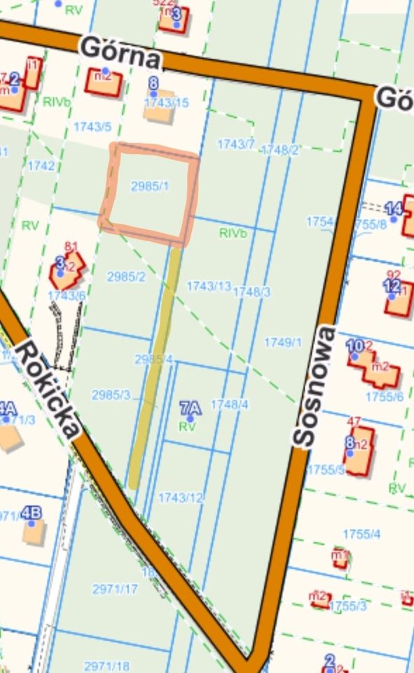 Działka budowlana Rokitno Szlacheckie, ul. Rokicka. Zdjęcie 4