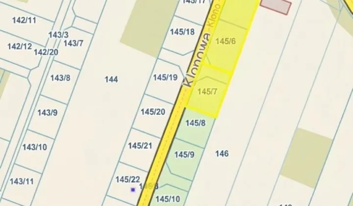 Działka budowlana Adamowa Góra, ul. Klonowa