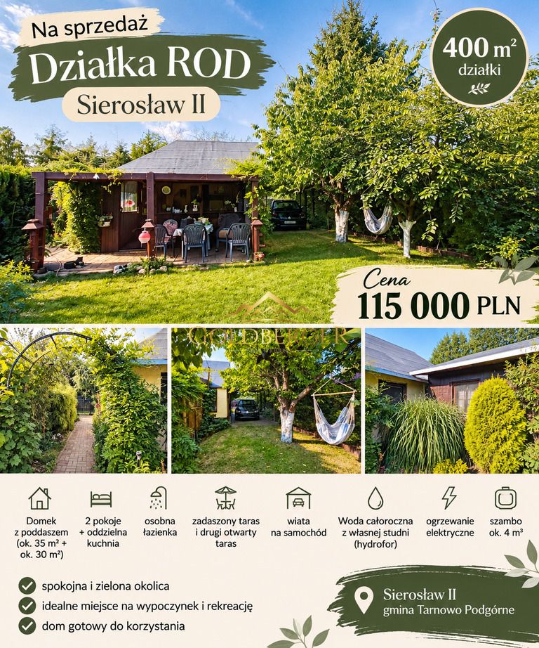Działka na sprzedaż
Sierosław