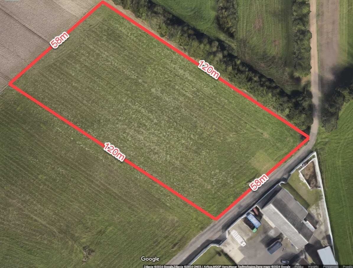 Działka inwestycyjna Wiączyń Dolny. Zdjęcie 6