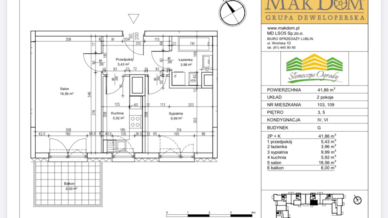 Mieszkanie 2-pokojowe Lublin Bronowice, ul. Wrońska. Zdjęcie 5