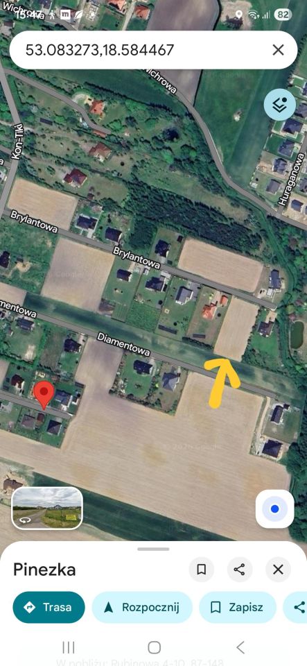 Działka rolno-budowlana Lulkowo, ul. Brylantowa. Zdjęcie 1