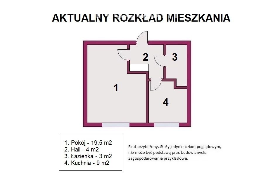 Mieszkanie 2-pokojowe Łódź Widzew, al. marsz. Józefa Piłsudskiego. Zdjęcie 2