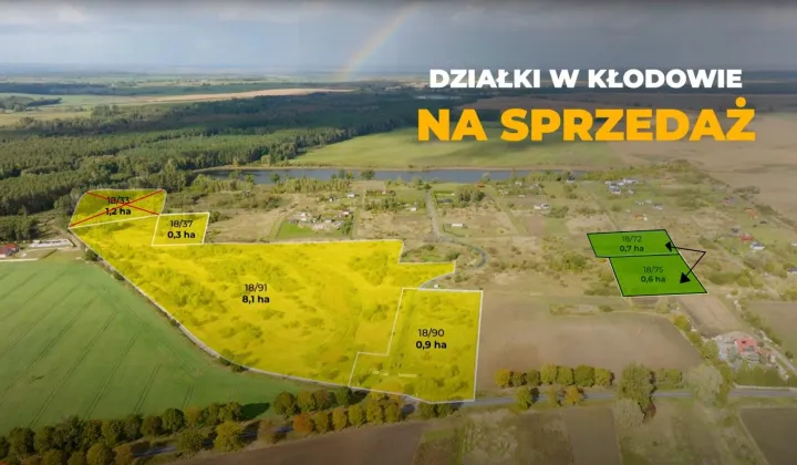 Działka rolna Kłodowo