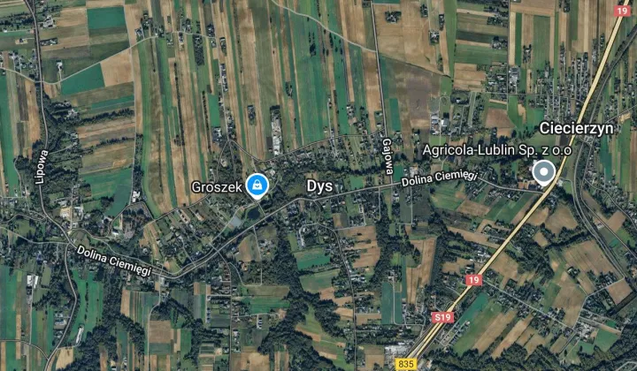 Działka budowlana Dys, ul. Gajowa