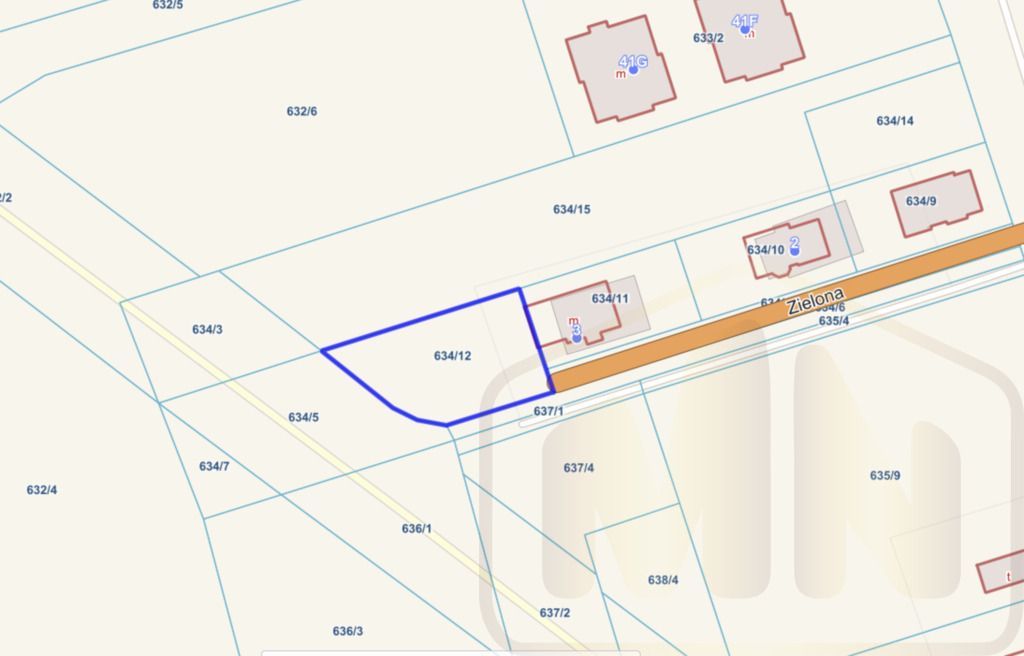 Działka budowlana Kłoda, ul. Zielona. Zdjęcie 2