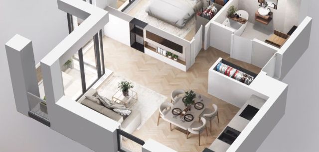 Mieszkanie 2-pokojowe Warszawa Mokotów, ul. Cybernetyki. Zdjęcie 13