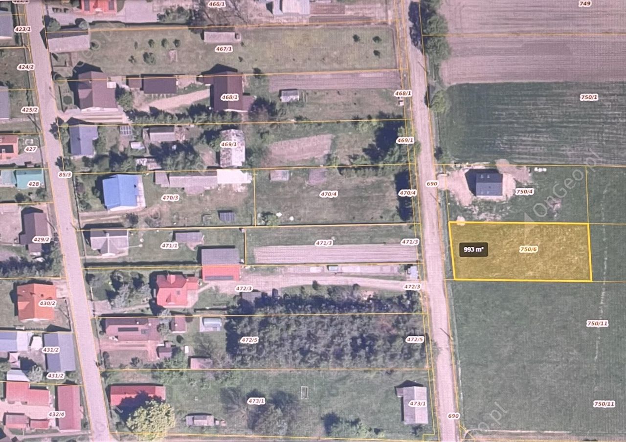 Działka budowlana Orla, ul. Partyzantów. Zdjęcie 1