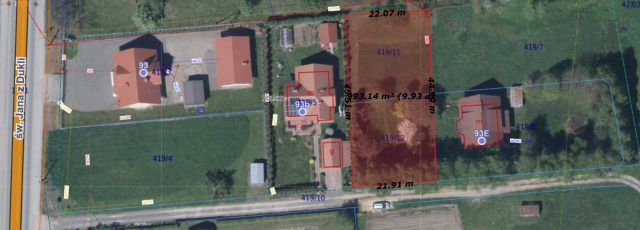Działka budowlana Jasło Nowy Żółków, ul. św. Jana z Dukli. Zdjęcie 1