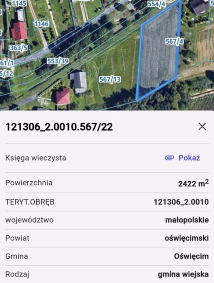 Działka budowlana Poręba Wielka Odnoga, ul. Wykręt. Zdjęcie 8