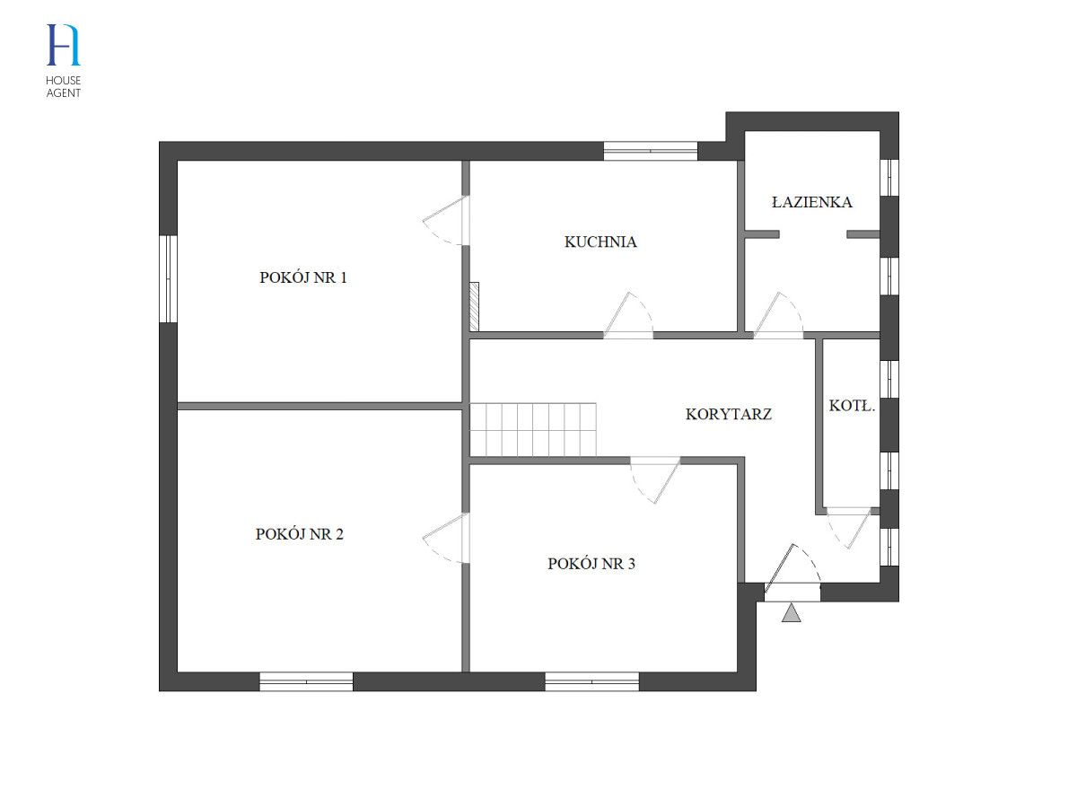 dom wolnostojący, 3 pokoje Pabianice, ul. Łubinowa. Zdjęcie 23