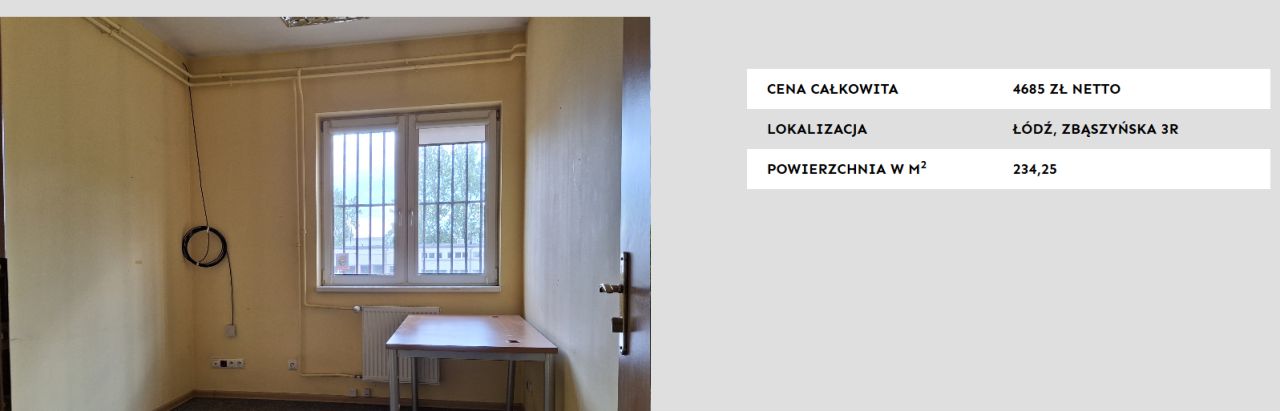 Hala/magazyn Łódź Bałuty, ul. Zbąszyńska