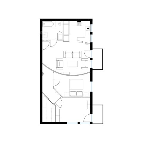 Mieszkanie 3-pokojowe Wrocław Krzyki, ul. Strońska. Zdjęcie 18