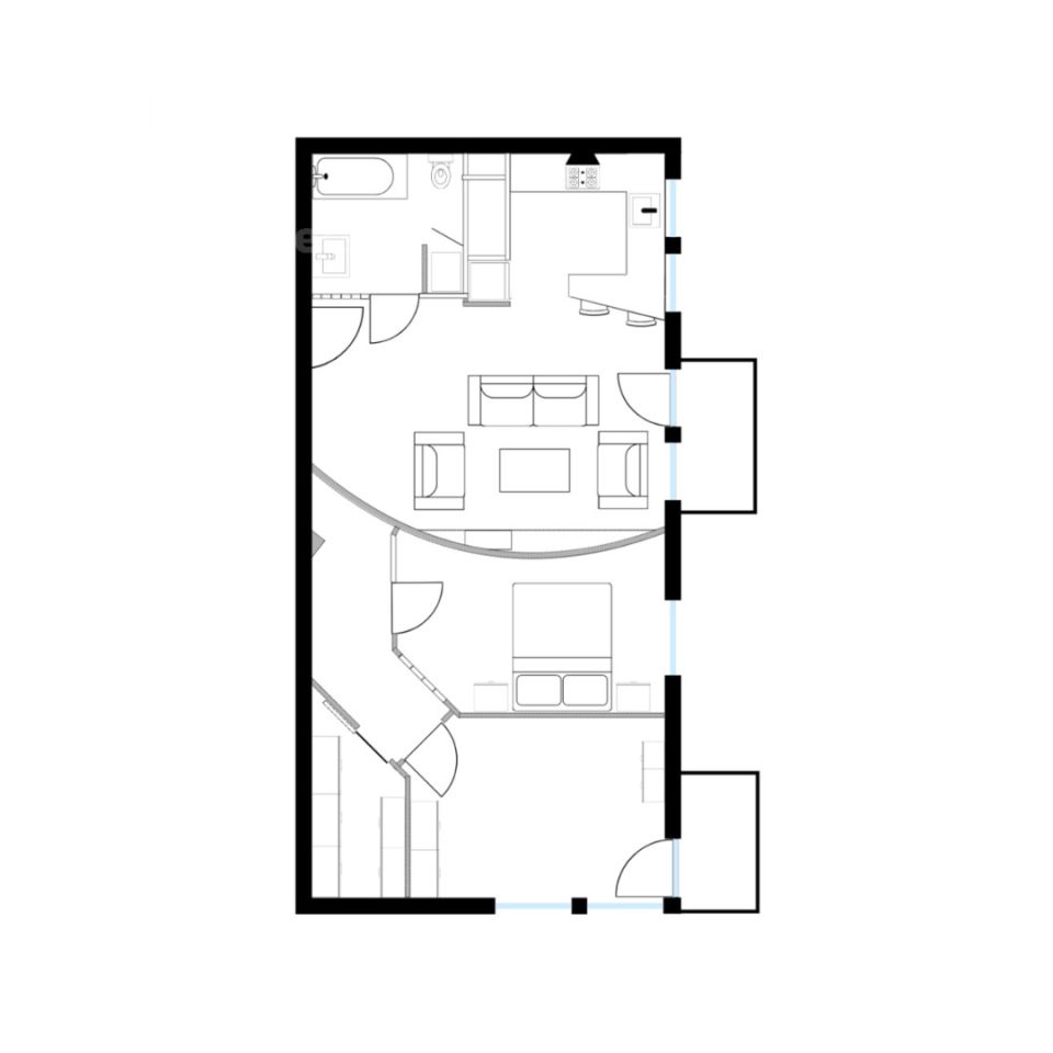 Mieszkanie 3-pokojowe Wrocław Krzyki, ul. Strońska. Zdjęcie 18