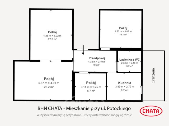 Mieszkanie 4-pokojowe Wrocław Karłowice, ul. Wacława Potockiego. Zdjęcie 28