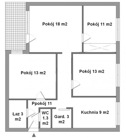Mieszkanie 4-pokojowe Kraków Mistrzejowice, os. Oświecenia. Zdjęcie 1