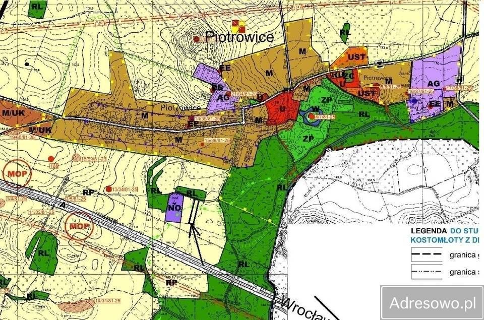Działka inwestycyjna Piotrowice