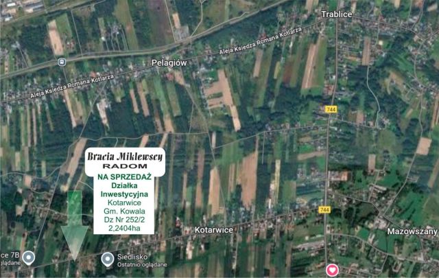 Działka rolna Kotarwice. Zdjęcie 3