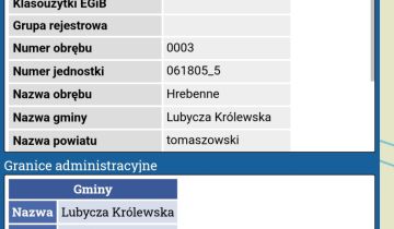 Działka budowlana Hrebenne Jalinka