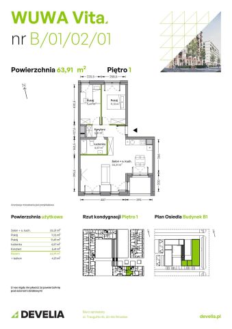 Mieszkanie 3-pokojowe Wrocław Żerniki, ul. Tadeusza Brzozy. Zdjęcie 6