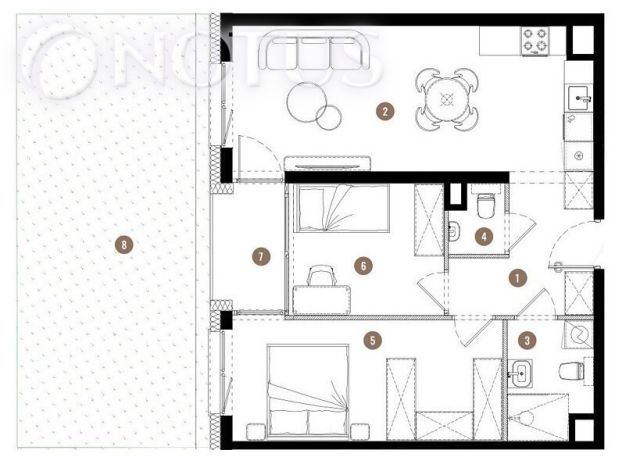 Mieszkanie 3-pokojowe Bielsko-Biała, ul. prof. dr. Mieczysława Michałowicza. Zdjęcie 1