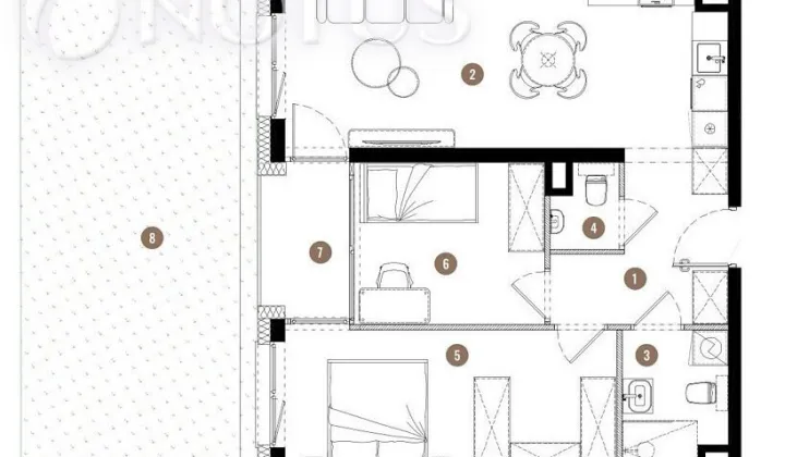 Mieszkanie 3-pokojowe Bielsko-Biała, ul. prof. dr. Mieczysława Michałowicza