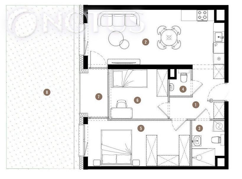 Mieszkanie 3-pokojowe Bielsko-Biała, ul. prof. dr. Mieczysława Michałowicza. Zdjęcie 1